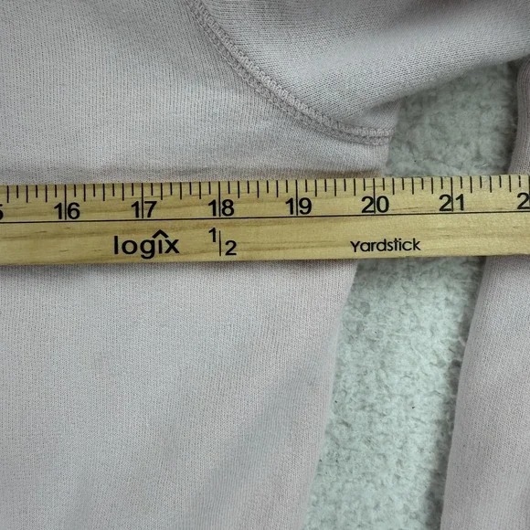 Polo Ralph Lauren Hoodie Sweatshirt Girls Medium Pink Full Zip Fleece Pony - Picture 8 of 10